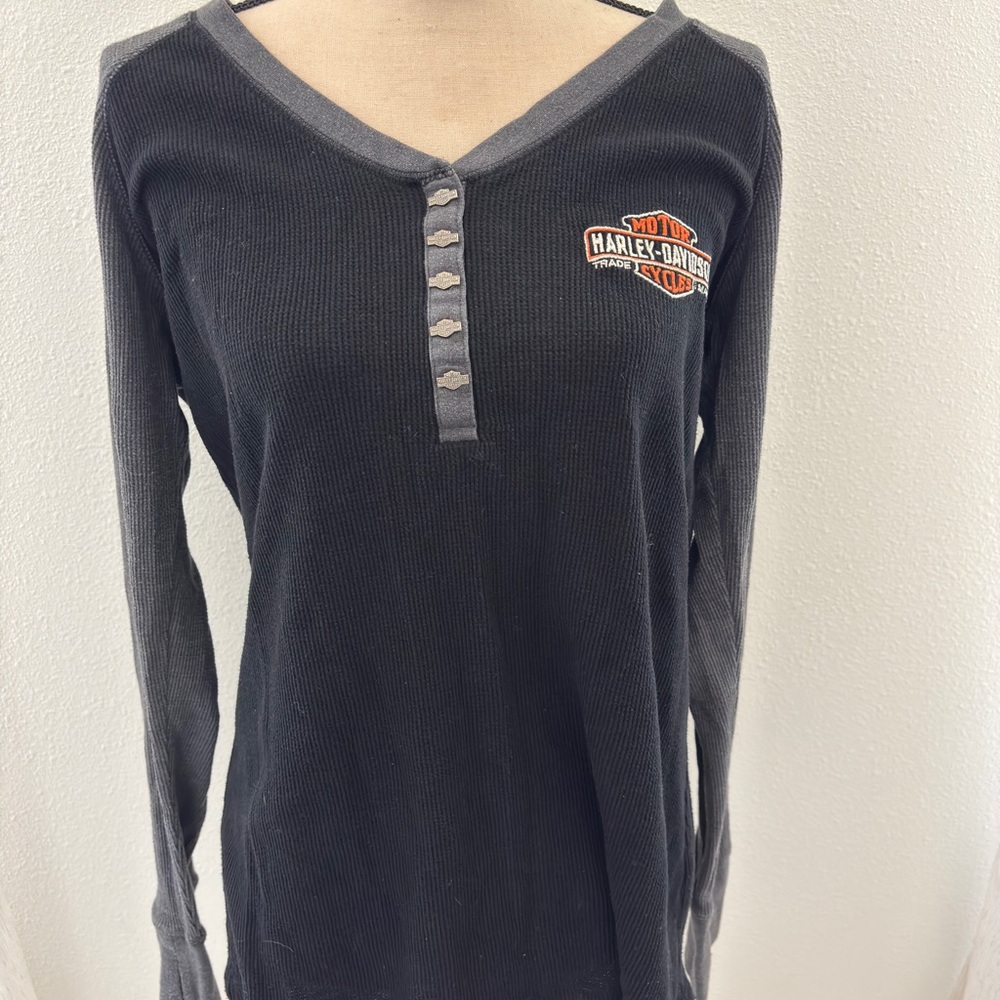 Harley-Davidson Black Henley